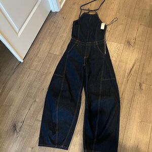NWT Abercrombie Denim Jumpsuit